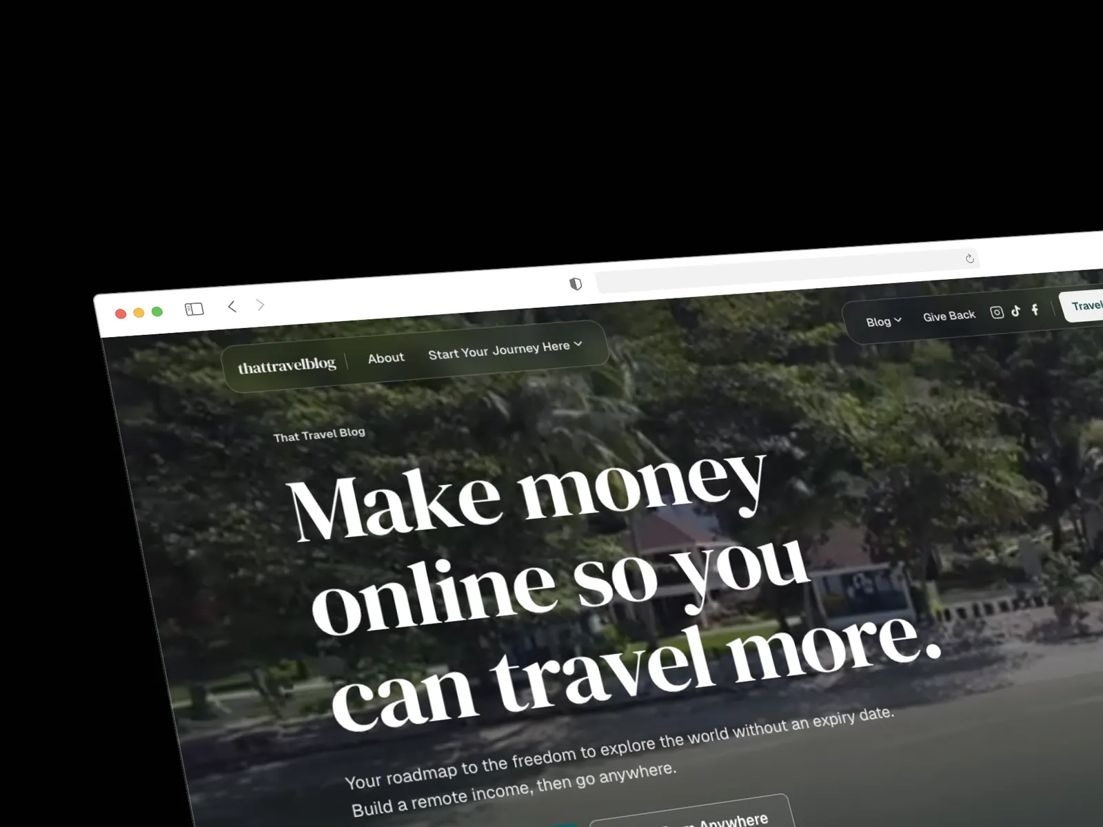 That Travel Blog, built on Astro and Cloudflare